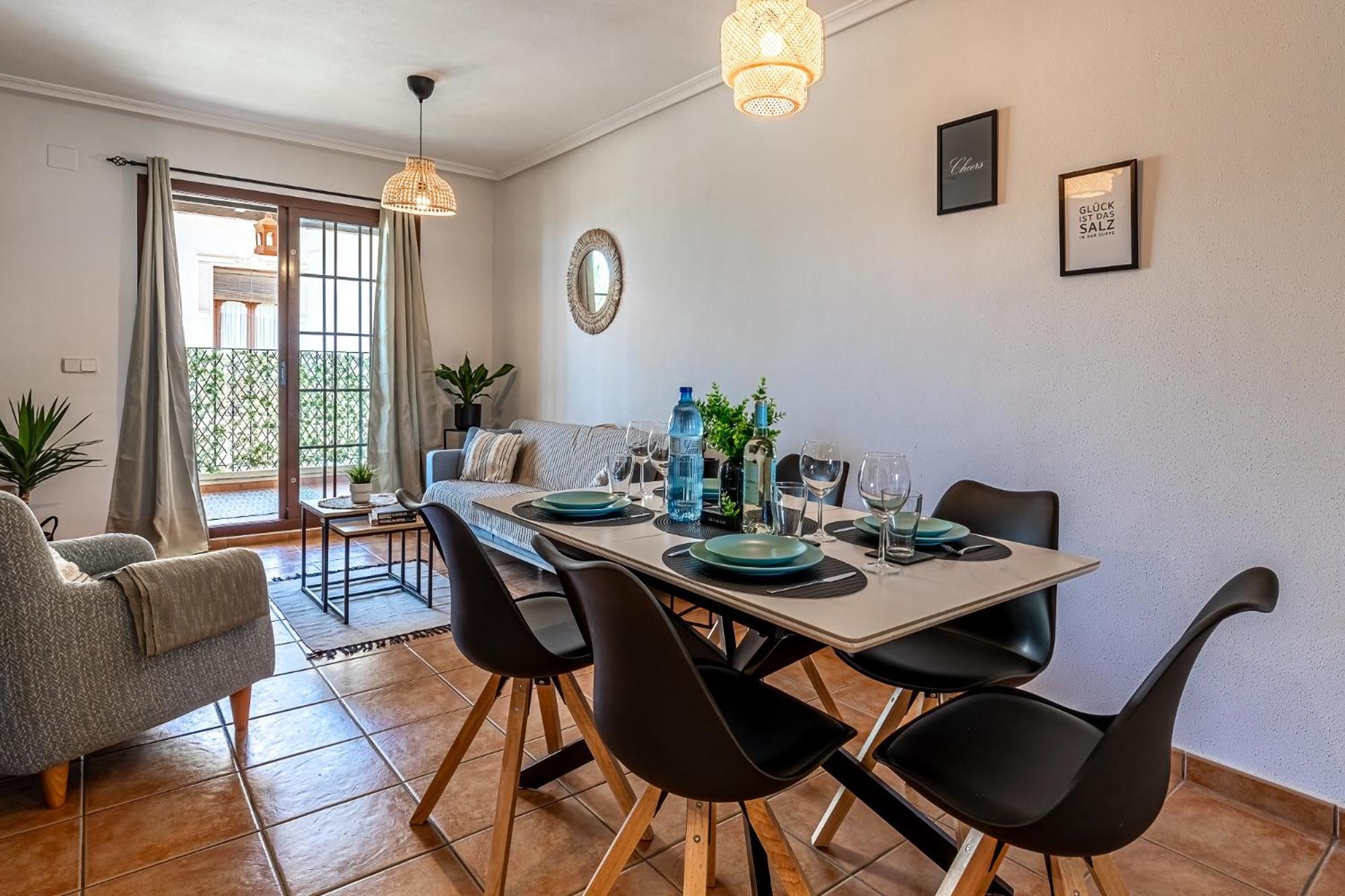 Appartamento Casa Rexola Con Balcon 7 Viajeros Con Piscina Comunitaria Roda